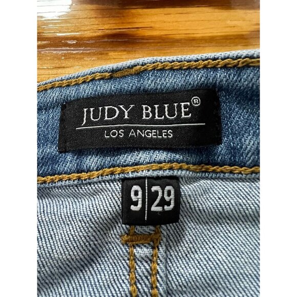 Judy Blue Women’s 7 Colorful Paint Splash Destroyed Boyfriend Jeans Size 9/29 - Picture 7 of 16